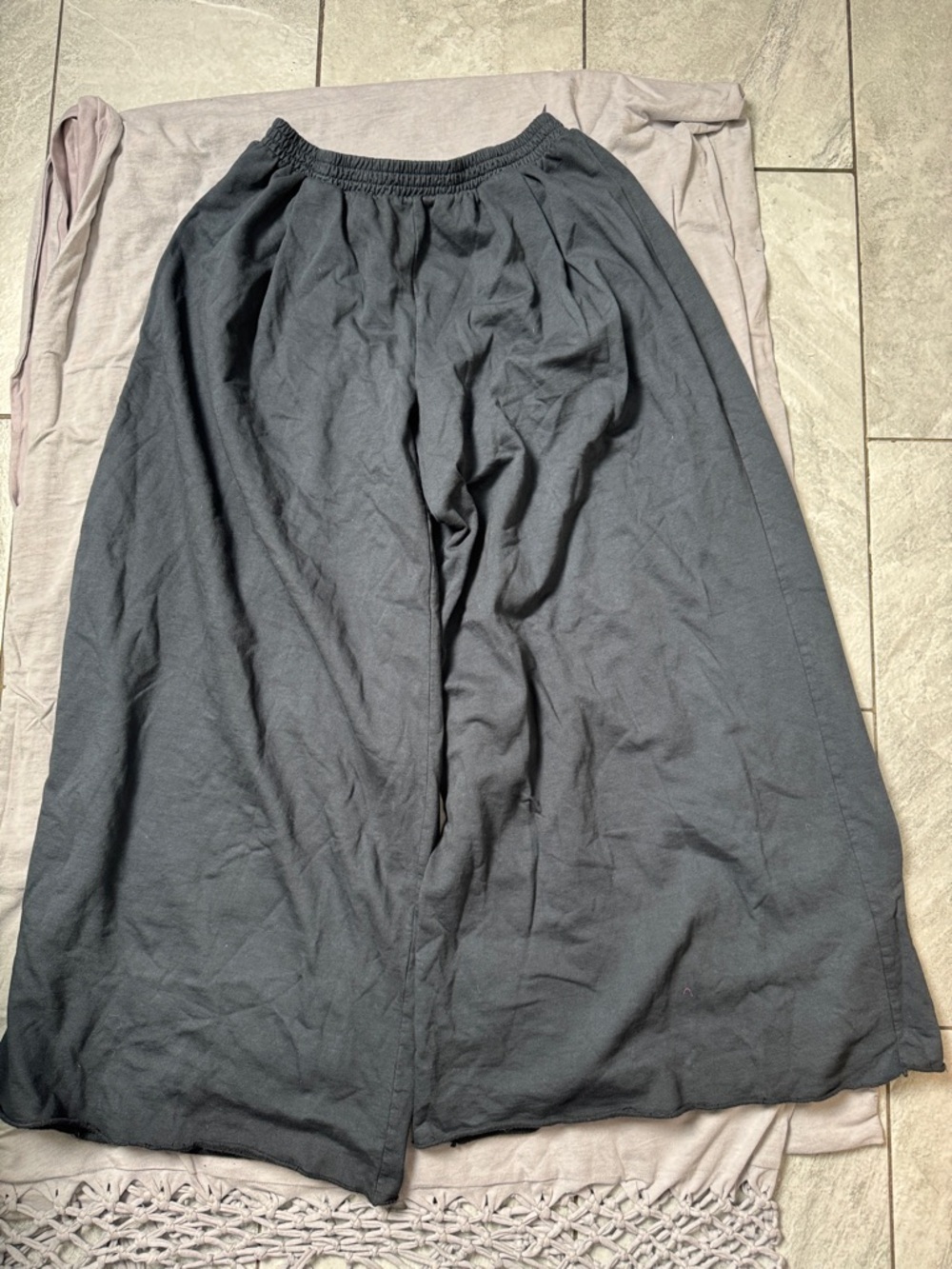 Out from Under - wide leg sweats with pull Elastic Waist